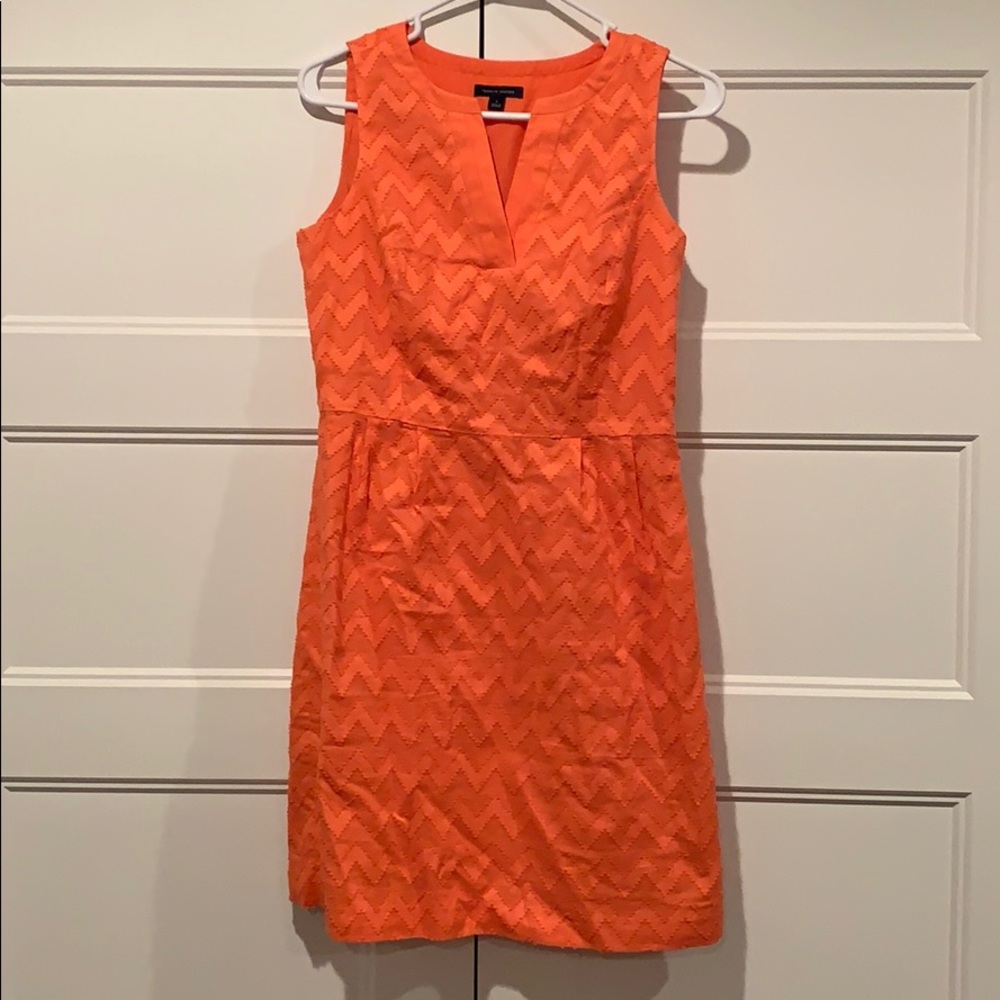 Peach colored dress